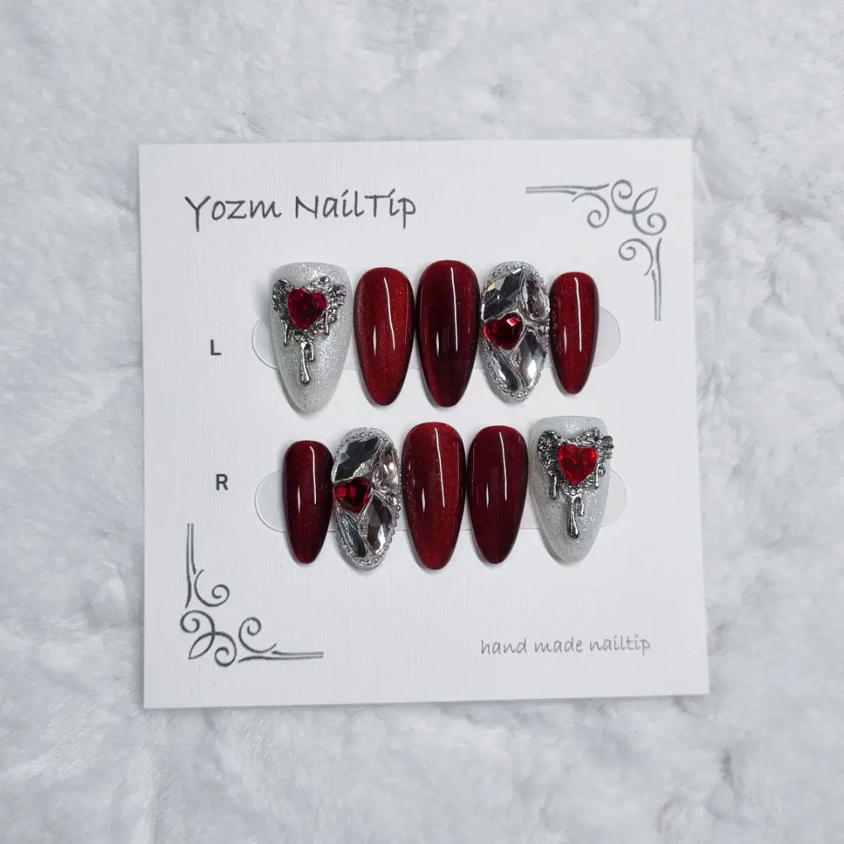 Yozm NailTip 레드마그넷풀파츠